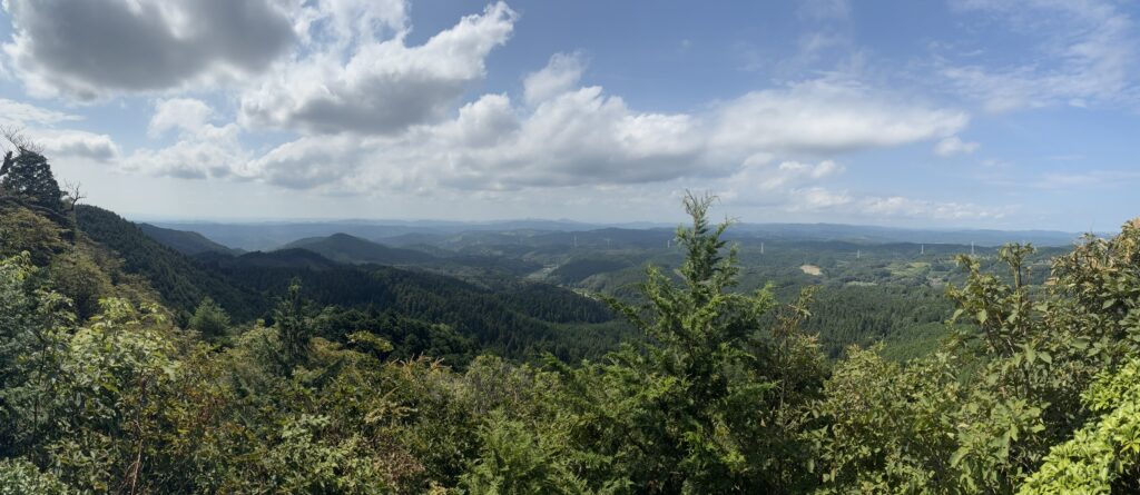 御岩山山頂からの景色