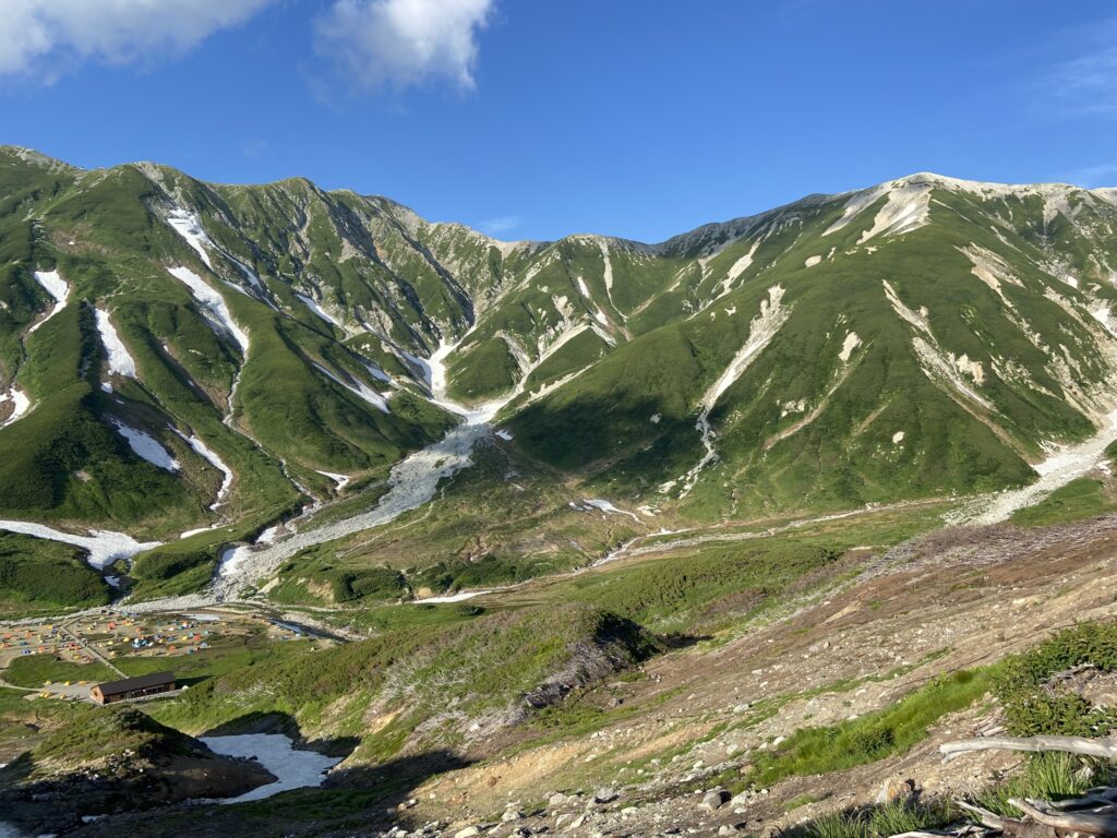 雷鳥荘手前