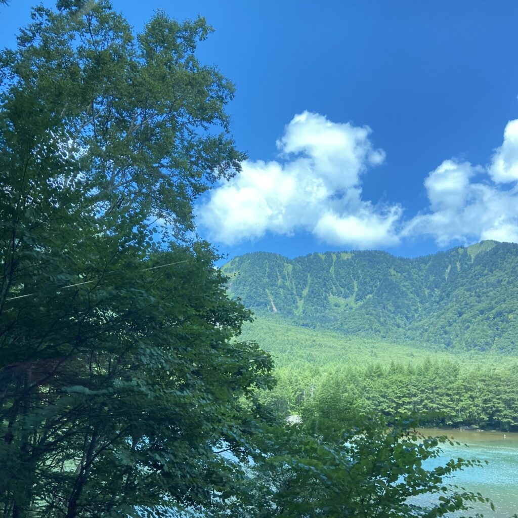 上高地行き路線バスから③