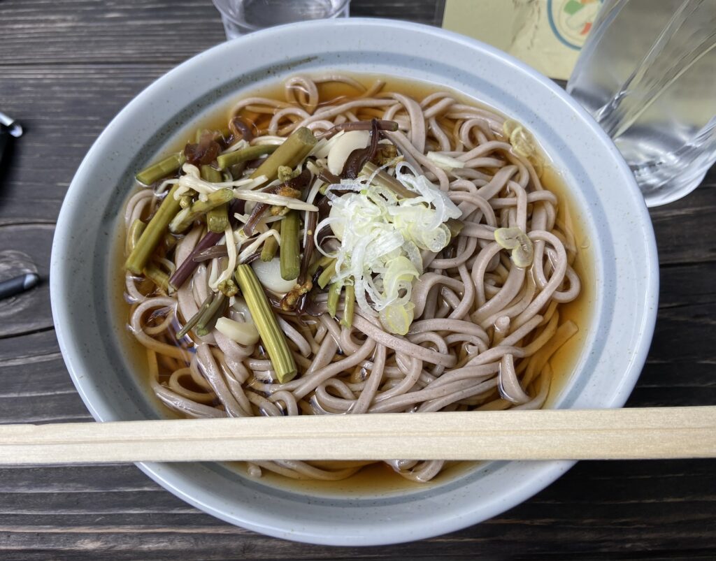 嘉門次小屋山菜そば
