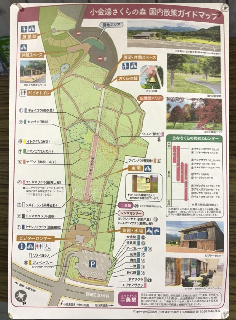 さくらの森案内図