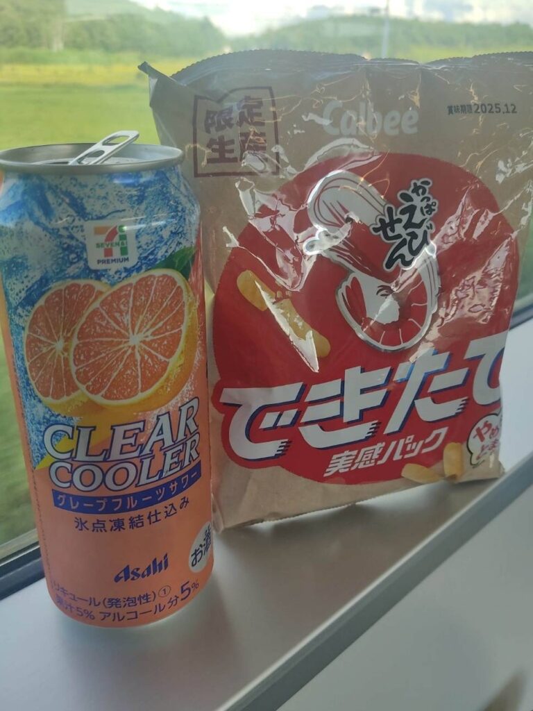 JR富良野線にて